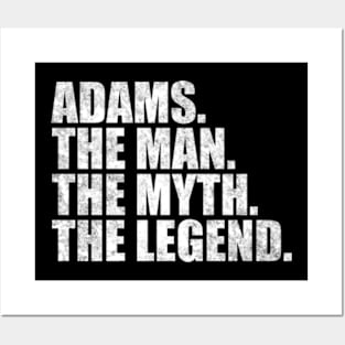 Adams Legend Adams Family name Adams last Name Adams Surname Adams Family Reunion Posters and Art